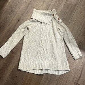MOTH cowl neck chunky knit sweater, size medium